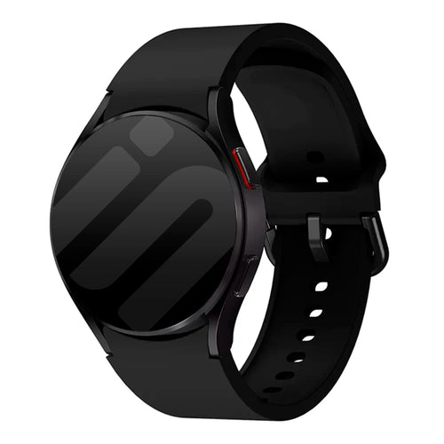 galaxy watch silicone band black