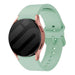 Samsung Galaxy Watch 4 Classic - 46mm Silikon Schnallenarmband (Hellgrün)