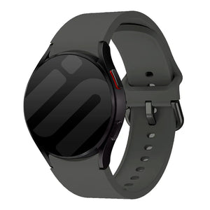 galaxy watch silicone band dark grey