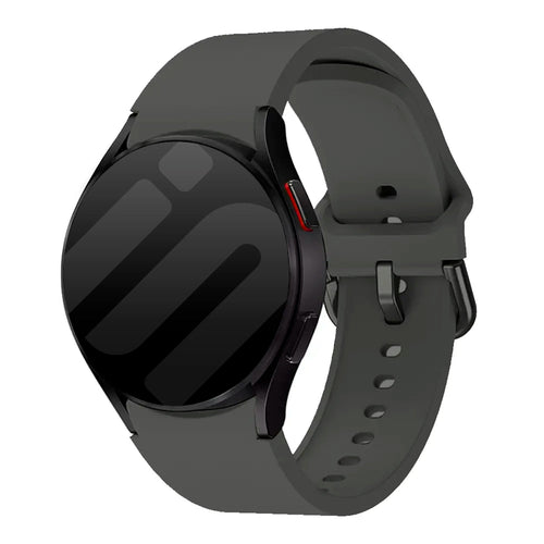 galaxy watch silicone band dark grey
