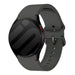Samsung Galaxy Watch FE Silikon Schnallenarmband (Dunkelgrau)