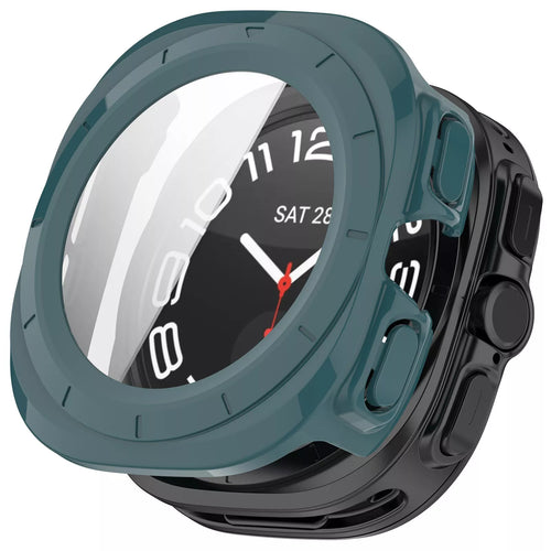 Samsung Galaxy Watch Ultra Hartschale mit Glass (Kieferngrün)