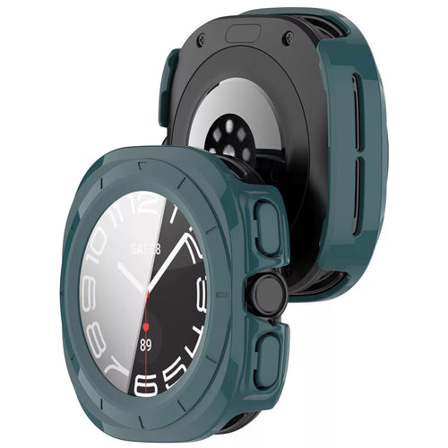 Samsung Galaxy Watch Ultra Hartschale mit Glass (Kieferngrün)