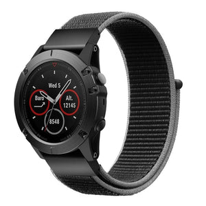 Garmin Fenix 8 Pro - 47mm Nylon Armband (Anthrazit)