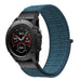Garmin Forerunner 970 Nylonarmband (Grau-Blau)