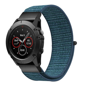 Garmin Forerunner 945 Nylonarmband (Dunkel Grau)