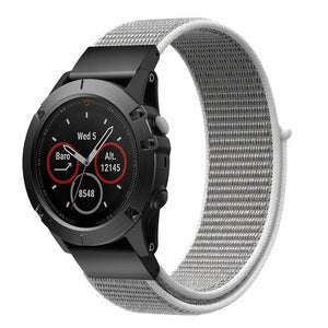 Garmin Approach S70 - 42mm Nylonarmband (Perlmutt)