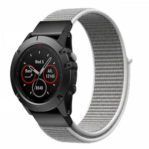 Garmin Descent Mk3(i) - 43mm Nylonarmband (Muschelweiß)