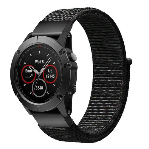 Garmin Approach S70 - 42mm Nylonarmband (Schwarz)