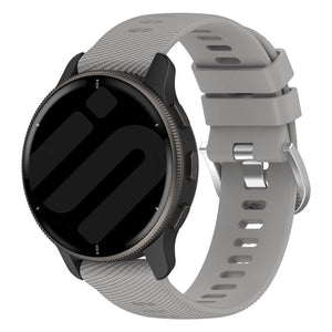 Garmin Forerunner 645 Silikonarmband (Hell Grau)