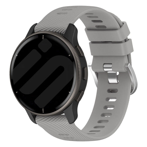 Garmin Forerunner 645 Silikonarmband (Hell Grau)