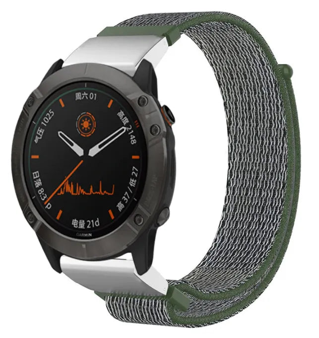 Garmin D2 Mach 2 - 47mm Nylonarmband (Grün)