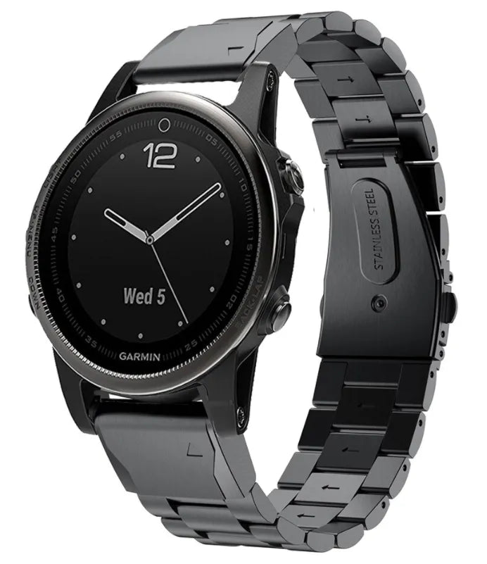 Garmin D2 Delta S Steel Strap (Black)