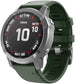 Garmin Quatix 8 - 51mm Silikonarmband (Dunkel Grün)