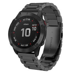Garmin Instinct 3 - 50mm Stahlarmband (Schwarz)