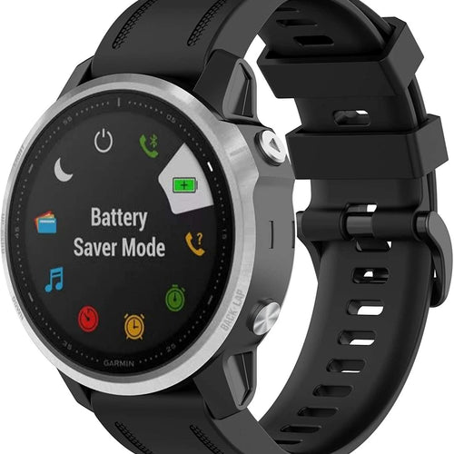 Garmin Instinct E - 40mm Silikonarmband (Schwarz)