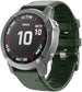 Garmin Fenix 5x/6x Silicone Strap (Dark Green)