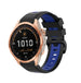 Garmin Fenix 7s Sportschnallenband (Schwarz/Blau)