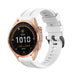 Garmin Fenix 7s Silicone Strap (White)