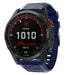 Garmin Fenix 7x Silikonarmband (Dunkelblau)