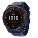 Garmin Fenix 7x Silikonarmband (Dunkelblau)