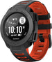 Garmin Instinct 1/2 Sportarmband (Schwarz/Rot)