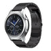 Samsung Gear S3 Classic / Frontier Armband Metall (Schwarz)