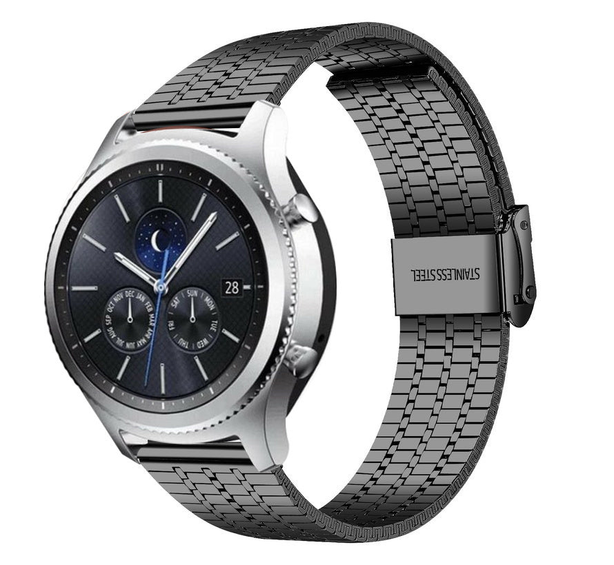 Samsung Gear S3 Edelstahl-Armband (Schwarz)