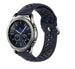 Samsung Gear S3 Classic / Frontier Silikonarmband mit Löchern (Dunkelblau)