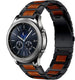 Samsung Gear S3 Holz/Stahlarmband (Schwarz)