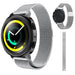 Samsung Gear Sport Milanese Armband (Silber)