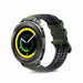 Samsung Gear Sport Silicone/Leather Strap (Green)