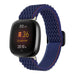 Fitbit Sense gewebtes Nylonarmband (Blau)