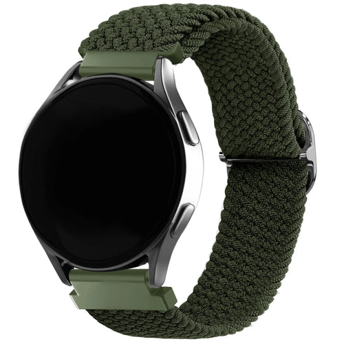 Coros Apex 42mm Verstellbares Geflochtenes Armband (Grün)