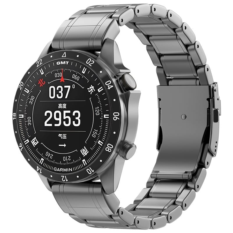 Garmin Quatix 8 Pro - 47mm Premium Titanium Strap (Graphite)