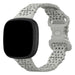 Fitbit Sense 2 gemustertes Silikonarmband (Grau)