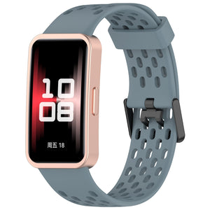 Huawei Band 9 Silikon-Air-Armband (Graublau)