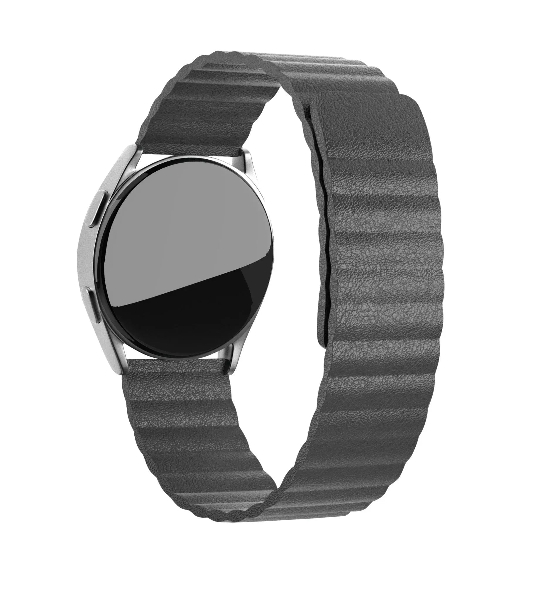 Coros Apex 2 Loop Lederarmband (Grau)