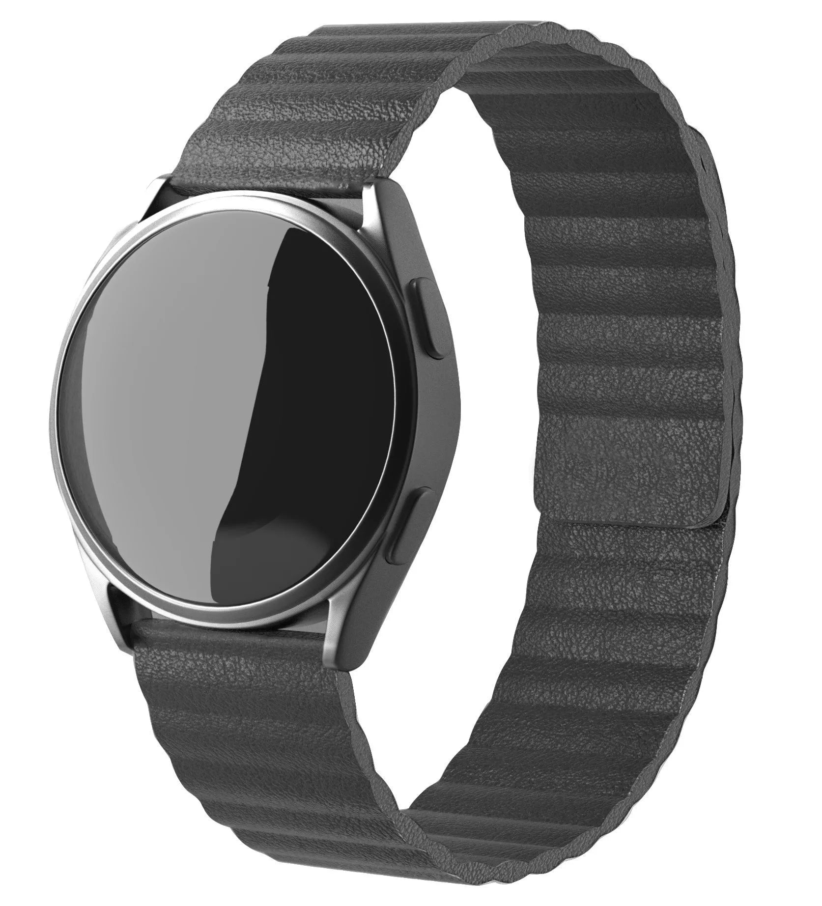 Coros Apex 2 Loop Lederarmband (Grau)