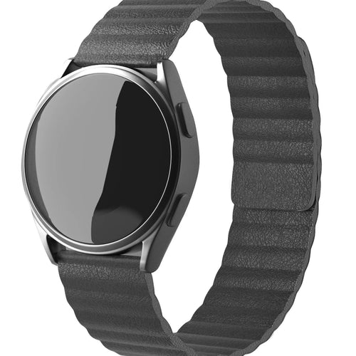 Amazfit GTR Mini Leather Loop Strap (Grey)