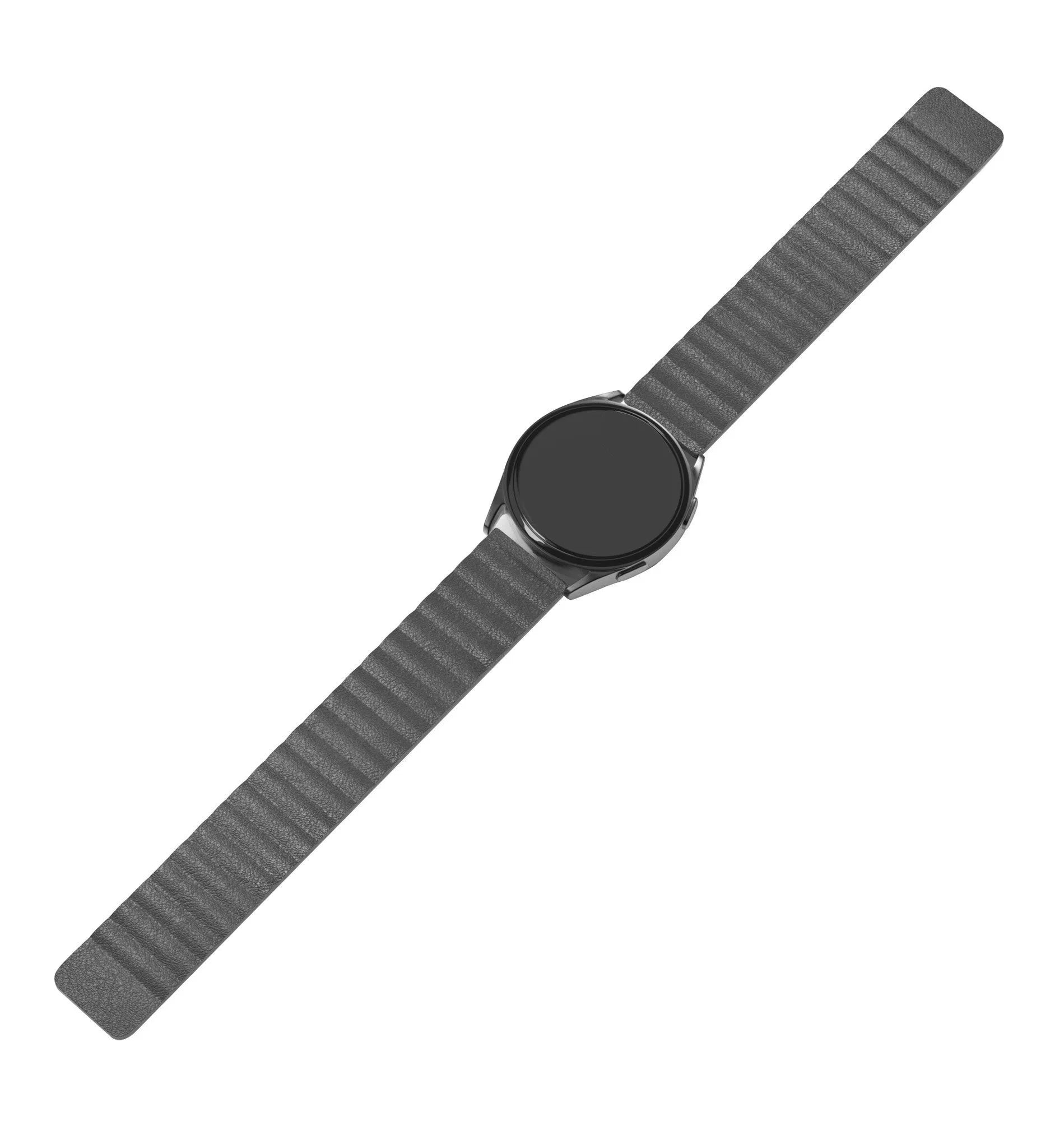 Coros Pace 2 Loop Lederarmband (Grau)