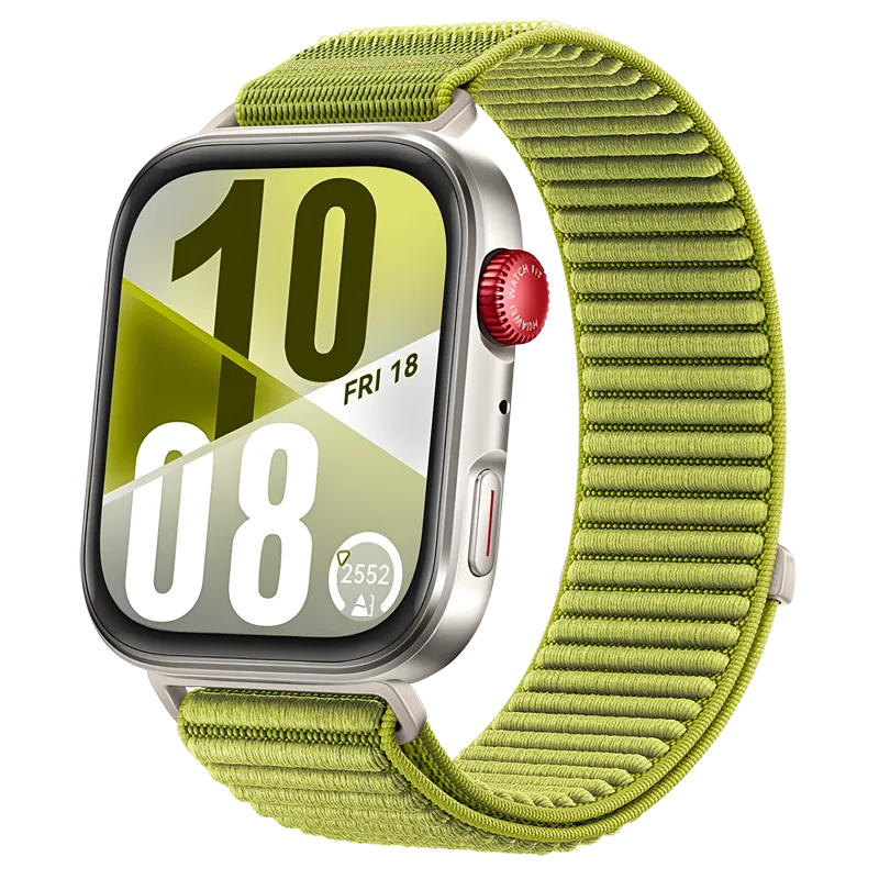 Huawei Watch Fit 4 Nylon Wave Armband (Grün)
