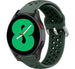 Samsung Galaxy Watch 4 - 40mm Silikonarmband mit Löchern (ArmeeGrün)