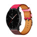 Amazfit GTR 2 Lederarmband (Pink/Rot/Braun)