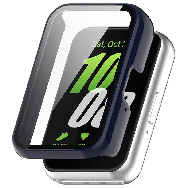 Samsung Galaxy Fit 3 PC Hartschale-Hülle mit Glass (Dunkelblau)