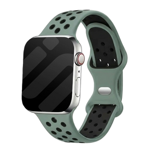 Apple Watch Sportarmband (Cyan/Schwarz)