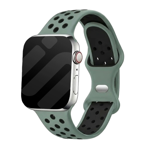 Apple Watch Sportarmband (Cyan/Schwarz)