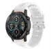 Honor Magic Watch 2 42mm Silikonarmband mit Muster (Weiß)