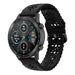 Honor Magic Watch 2 42mm Silikonarmband mit Muster (Schwarz)