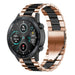 Honor Magic Watch 2 Stahlarmband (Roségold/Schwarz)